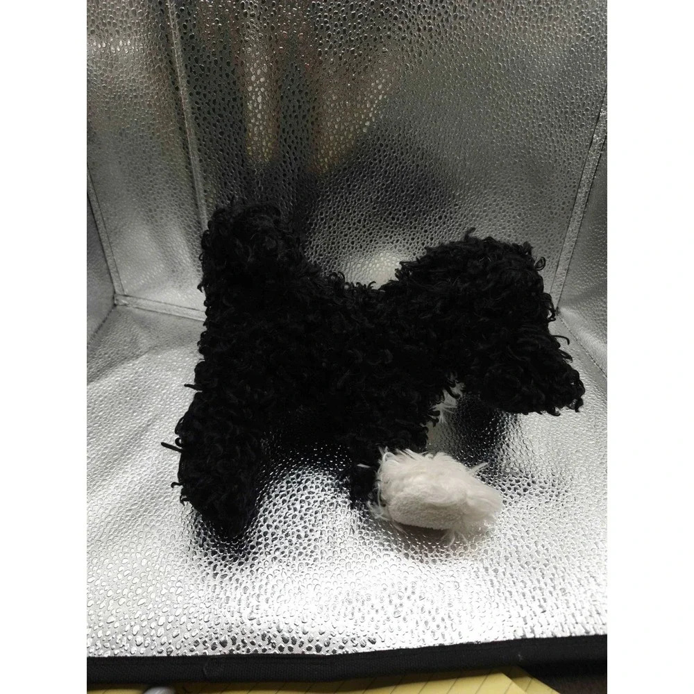 Ganz Webkinz Signature Portuguese Water Dog Black White WKS1023 No Code Plush